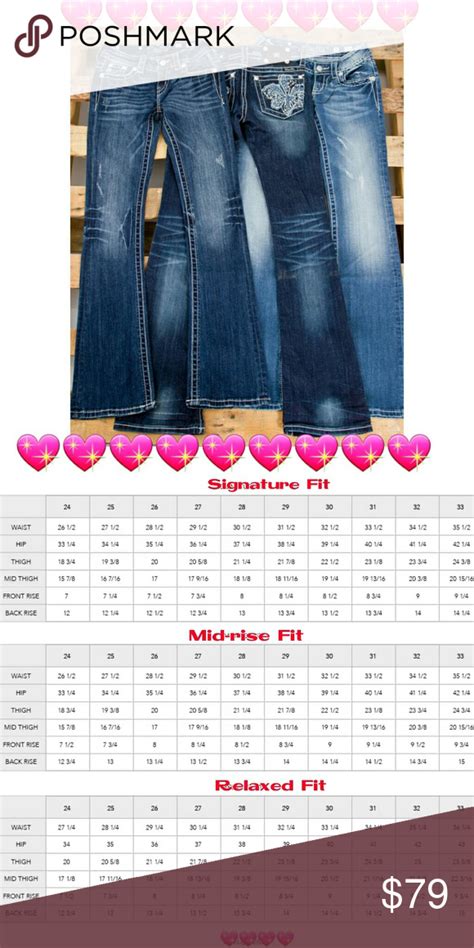 what size is 32 in miss me jeans